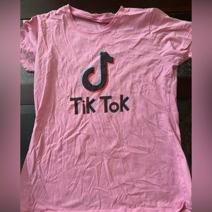 Pink TikTok shirt